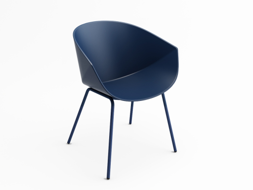 Chaise d'accueil design, qualité italienne