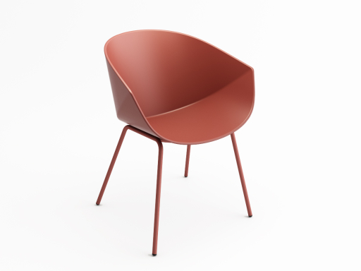Chaise d'accueil design, qualité italienne