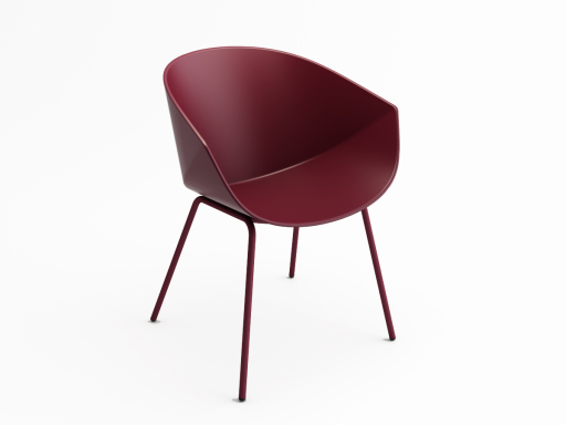Chaise d'accueil design, qualité italienne
