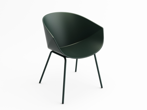 Chaise d'accueil design, qualité italienne
