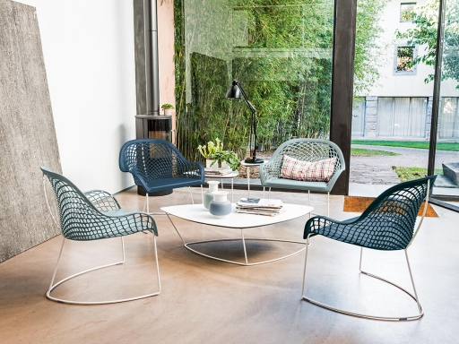 Chaise design pieds luge, produit en italie