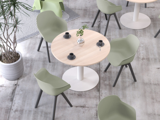 Lot de 2 chaises polyvalentes sur structure polypropylène XILO, fabriqué en Espagne