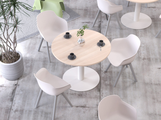 Lot de 2 chaises polyvalentes sur structure polypropylène XILO, fabriqué en Espagne