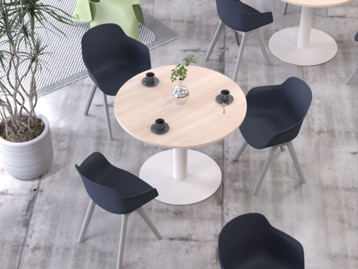 Lot de 2 chaises polyvalentes sur structure polypropylène XILO, fabriqué en Espagne