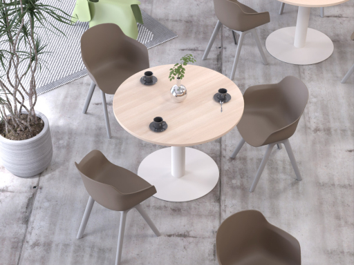 Lot de 2 chaises polyvalentes sur structure polypropylène XILO, fabriqué en Espagne