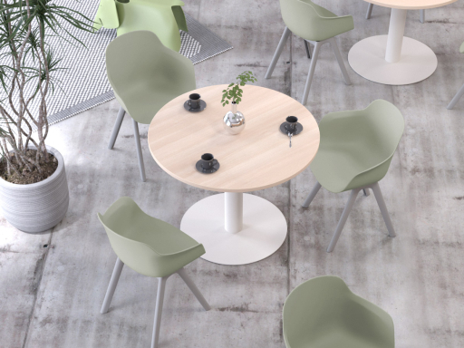 Lot de 2 chaises polyvalentes sur structure polypropylène XILO, fabriqué en Espagne