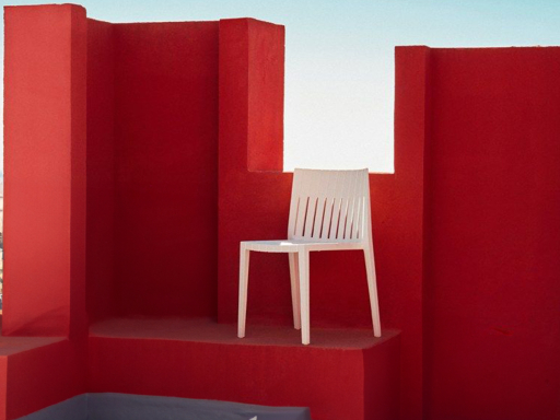 Lot de 4 chaises polyvalentes indoor/outdoor MONACO, fabriqué en espagne