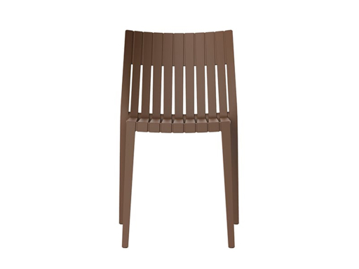 Lot de 4 chaises polyvalentes indoor/outdoor MONACO, fabriqué en espagne