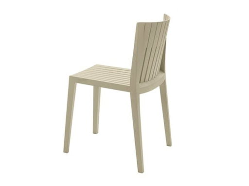 Lot de 4 chaises polyvalentes indoor/outdoor MONACO, fabriqué en espagne