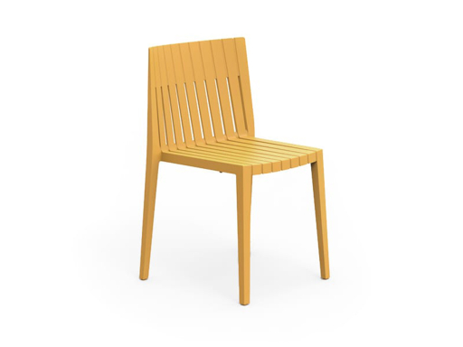 Lot de 4 chaises polyvalentes indoor/outdoor MONACO, fabriqué en espagne