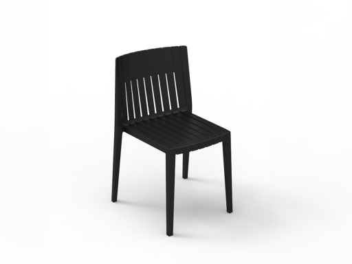 Lot de 4 chaises polyvalentes indoor/outdoor MONACO, fabriqué en espagne