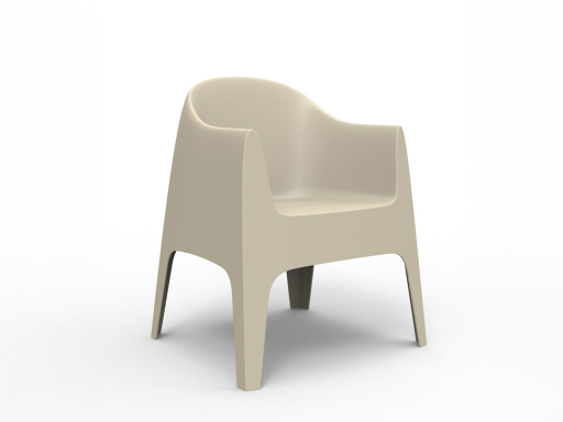 Lot de 4 chaises polyvalentes indoor/outdoor COME, fabriqué en Espagne