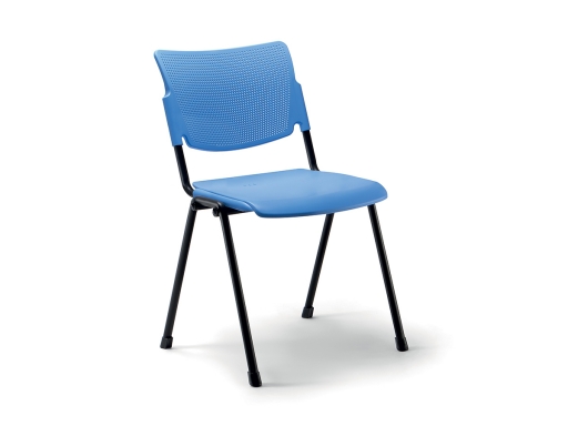 Lot de 4 chaises de collectivité 4 pieds CARION