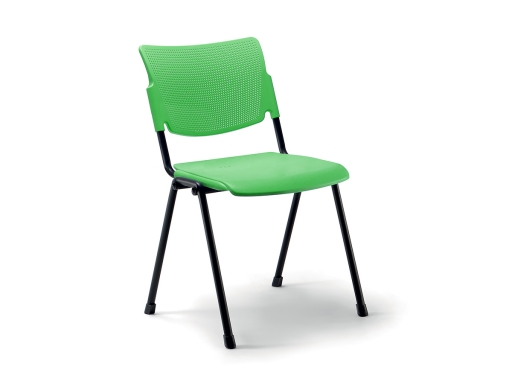 Lot de 4 chaises de collectivité 4 pieds CARION