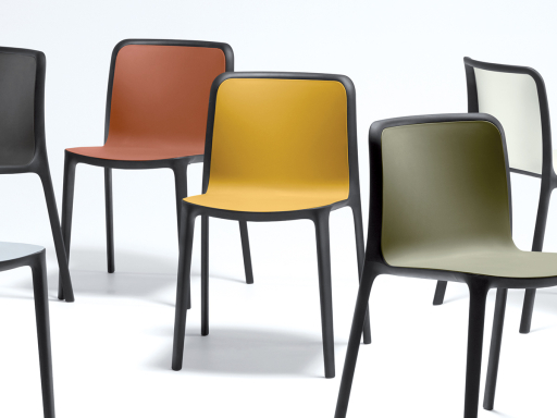 Lot de 4 chaises design intérieur / extérieur pas chère