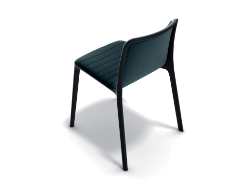 Lot de 4 chaises tapissées design confortables, pas chère