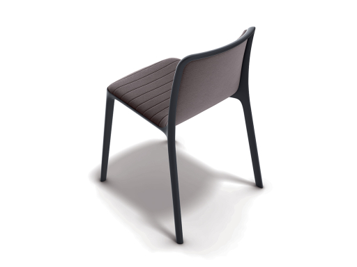 Lot de 4 chaises tapissées design confortables, pas chère