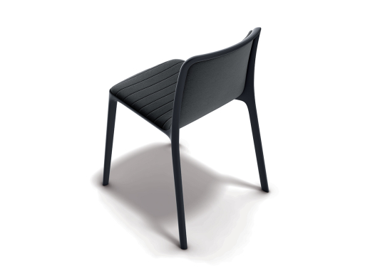 Lot de 4 chaises tapissées design confortables, pas chère