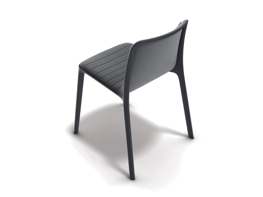 Lot de 4 chaises tapissées design confortables, pas chère