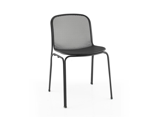 Lot de chaises intérieur / extérieur en métal, made in France