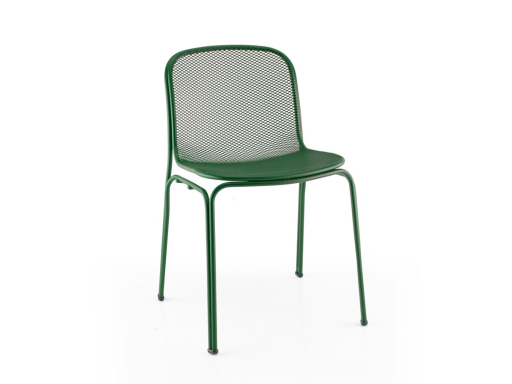 Lot de chaises intérieur / extérieur en métal, made in France
