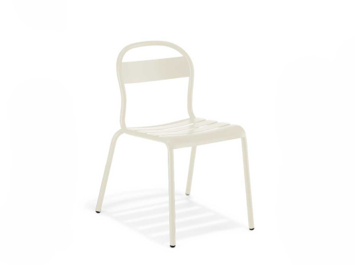 Lot de chaises intérieur / extérieur en métal, made in France