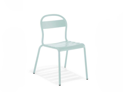 Lot de chaises intérieur / extérieur en métal, made in France