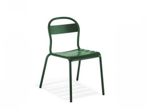 Lot de chaises intérieur / extérieur en métal, made in France