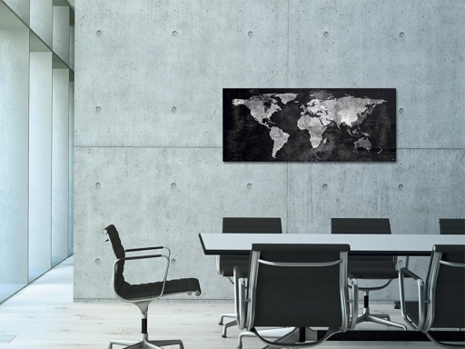 Tableau magnétique en verre ARTIST / WORLD - MAP