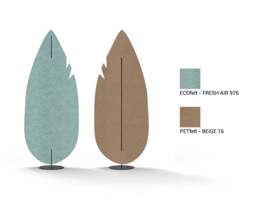 Lot de 2 séparateurs acoustiques design AUTOMNE