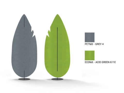 Lot de 2 séparateurs acoustiques design AUTOMNE