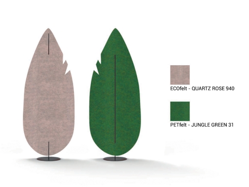 Lot de 2 séparateurs acoustiques design AUTOMNE