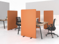 Deskissimo - Cloison de séparation acoustique autoportante MEG avec pieds en métal