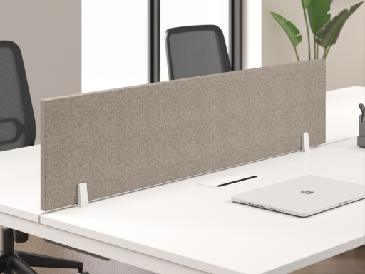 Cloisonnette acoustique frontale pour bureau et bench AKKA