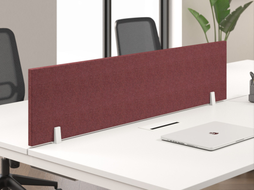 Cloisonnette acoustique frontale pour bureau et bench AKKA