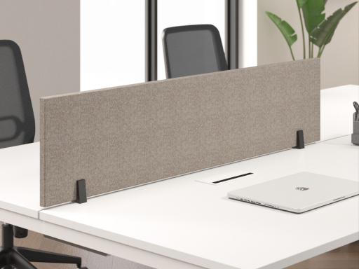 Cloisonnette acoustique frontale pour bureau et bench AKKA