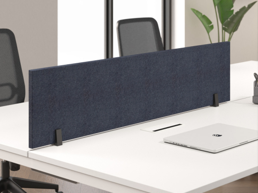 Cloisonnette acoustique frontale pour bureau et bench AKKA