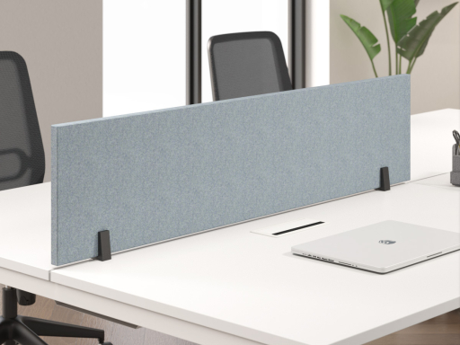 Cloisonnette acoustique frontale pour bureau et bench AKKA