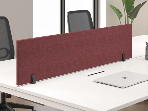 Cloisonnette acoustique frontale pour bureau et bench AKKA