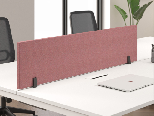Cloisonnette acoustique frontale pour bureau et bench AKKA