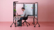Collection de cloisons sur roulettes avec table pliante K-POD