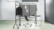 Collection de cloisons sur roulettes avec table pliante K-POD