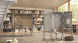 Collection de cloisons sur roulettes avec table pliante K-POD
