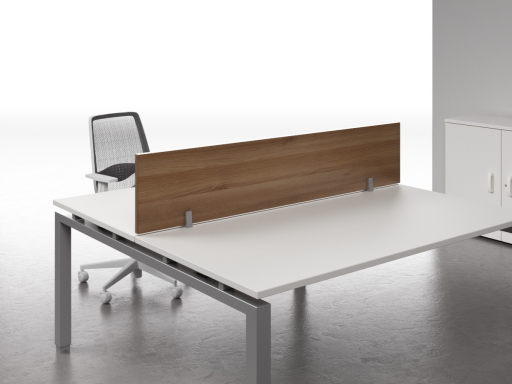 Cloisonnette frontale en mélaminé pour bureaux ou bench AKKA