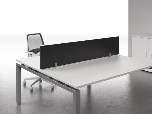 Cloisonnette frontale en mélaminé pour bureaux ou bench AKKA