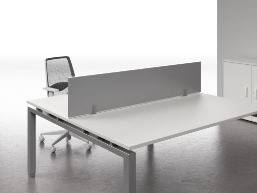 Cloisonnette frontale en mélaminé pour bureaux ou bench AKKA