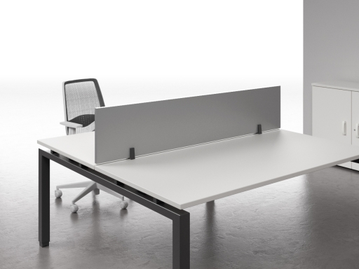 Cloisonnette frontale en mélaminé pour bureaux ou bench AKKA