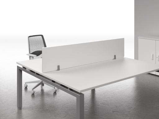Cloisonnette frontale en mélaminé pour bureaux ou bench AKKA