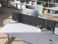 Novanta - Cloisonnette frontale acoustique pour bureau en bench PLAY
