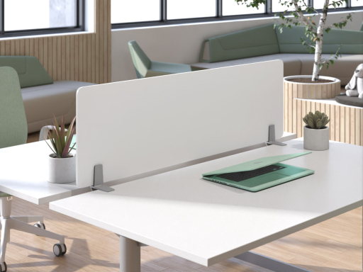 Cloisonnette frontale pour bureau et bench PLAY